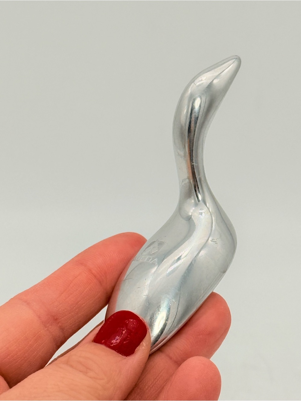 Hoselton cast aluminum sculpture loon - Canadian sculpture bird